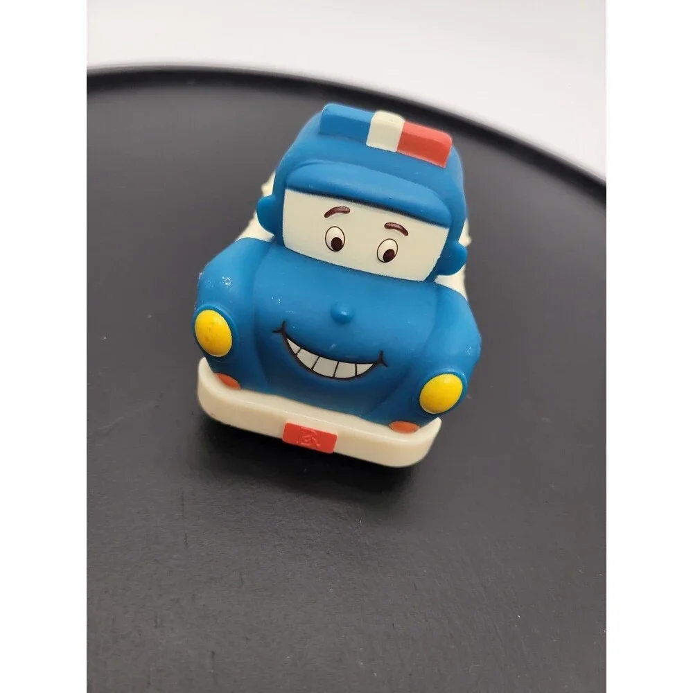 Battat Officer Lawly Blue Pull Back Car  Works